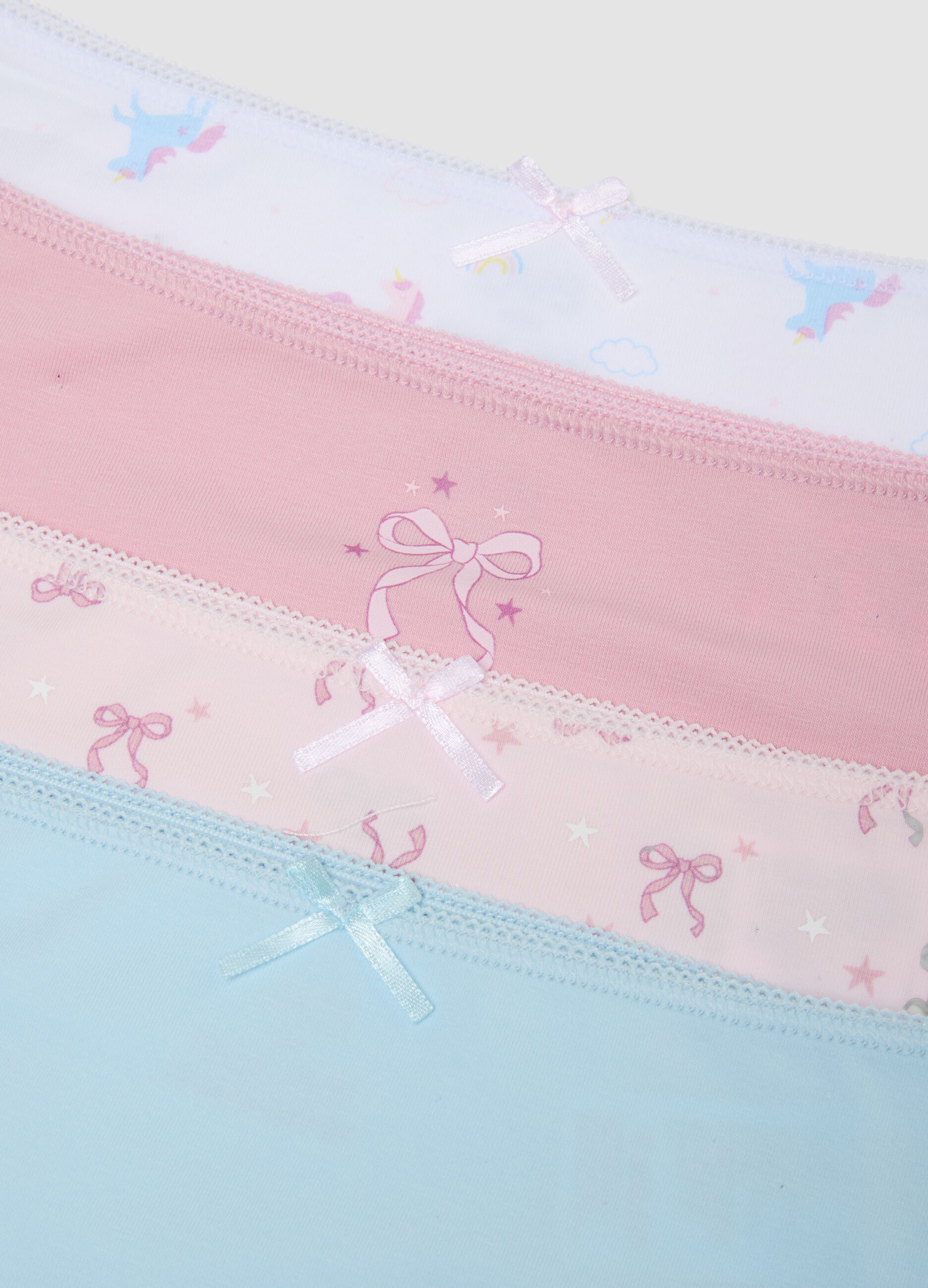 7er-Pack bunte Slips aus elastischer Bio-Baumwollmischung