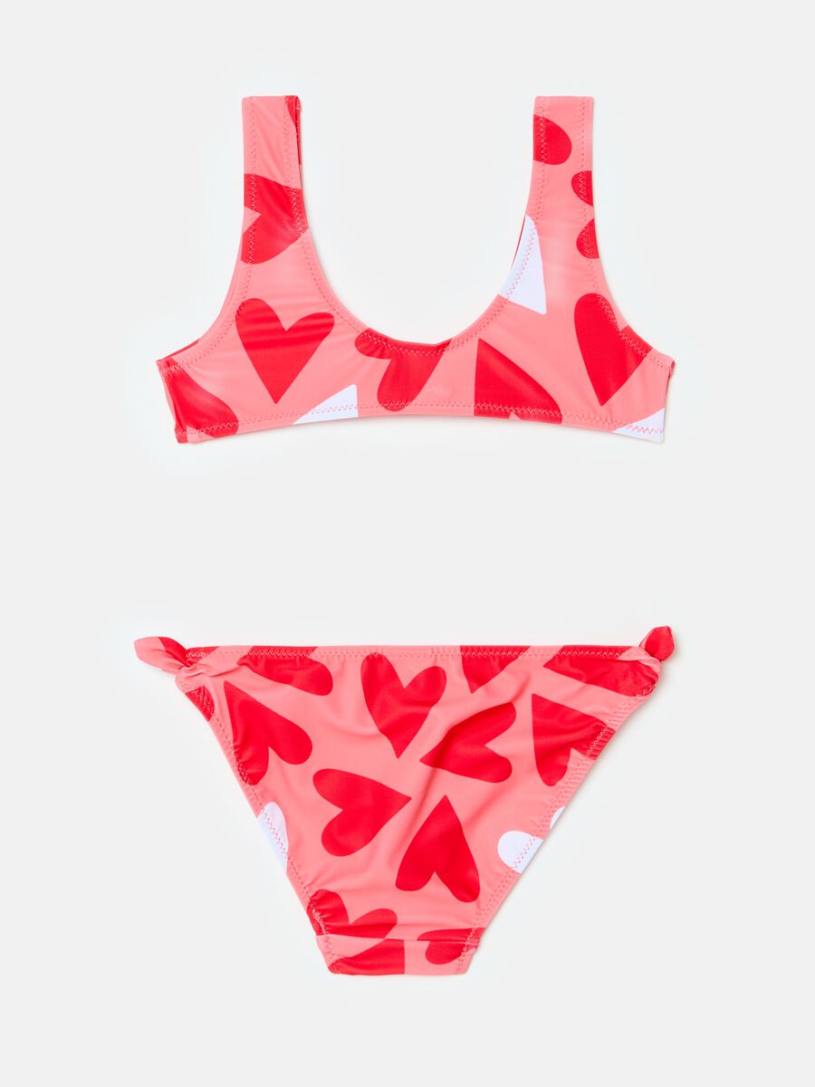 Bikini with hearts print_0