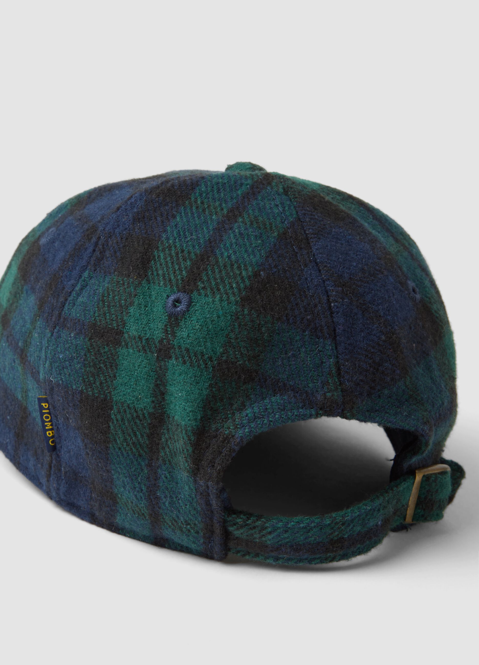 Gorro multicolor com forro em mistura de viscose e l&atilde;