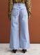 Light blue wide-leg jeans in pure cotton_2