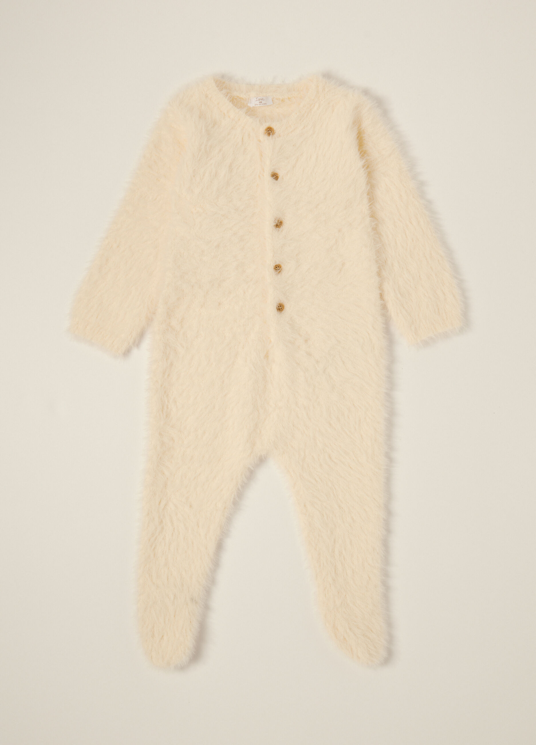 Babygrow Branco Tricotado