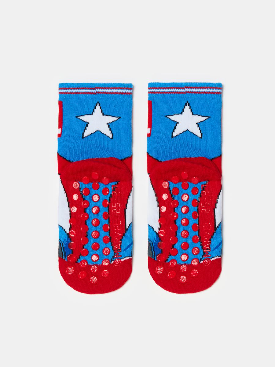 Calcetines antideslizantes estampado Capitán América_1
