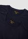 2er-Pack blaue T-Shirts aus elastischer Mikrofaser, Regular Fit_5