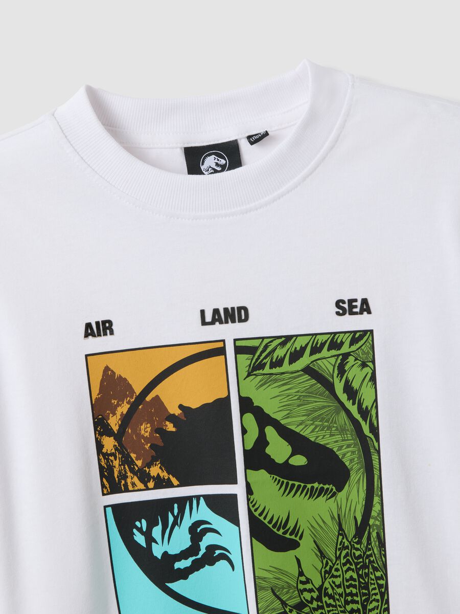 Oversize-Wei&szlig;es T-Shirt f&uuml;r Kinder aus reiner Baumwolle mit Aufdruck_2