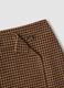 Brown and black wool-viscose blend skirt_5
