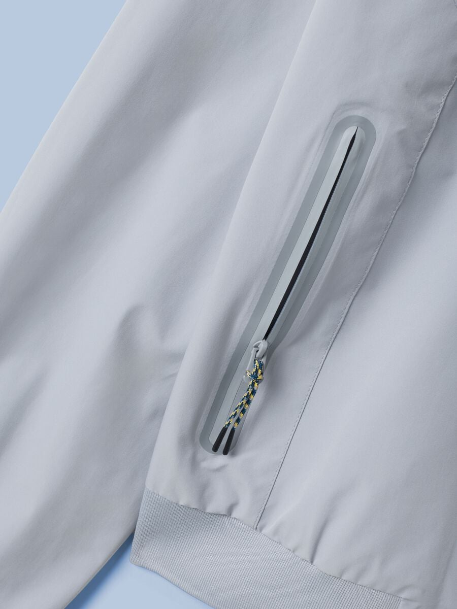 ALTAVIA SAILING grey windbreaker sports jacket with zip_7