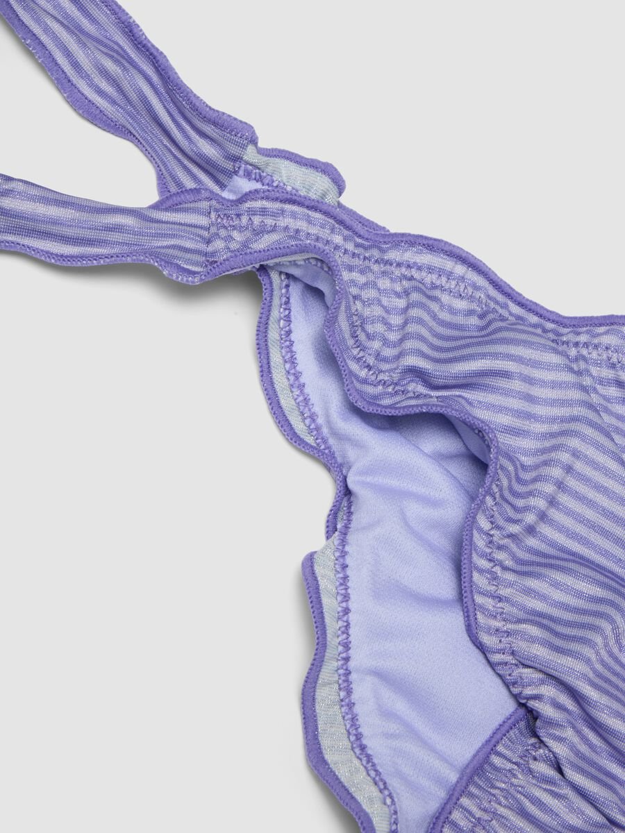 Purple triangle bikini in stretch fabric_3