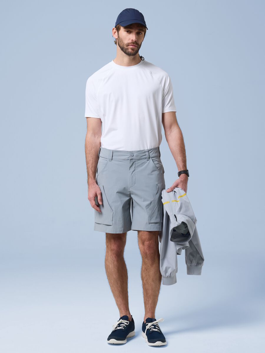 White ALTAVIA SAILING stretch T-shirt_1