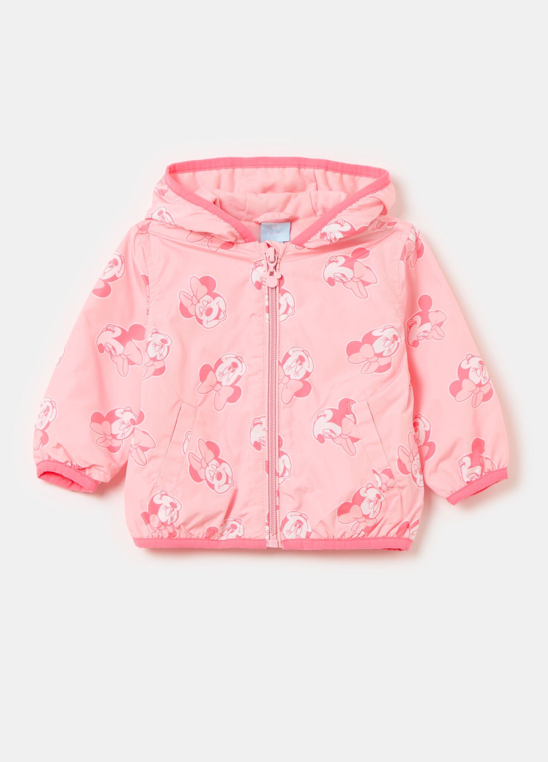 Minnie Mouse waterproof jacket with hood
