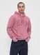 Pink hoodie with pouch pocket_0