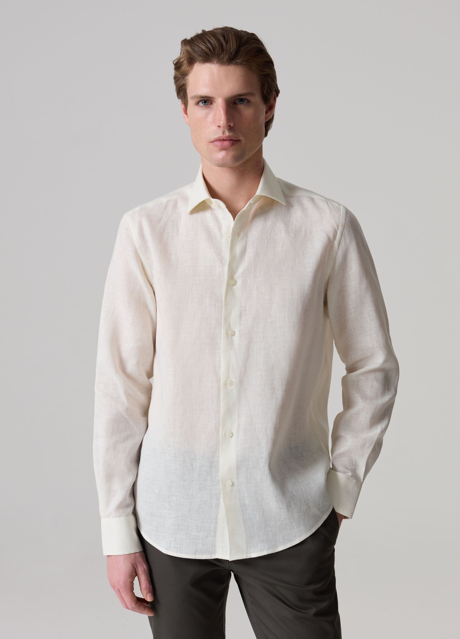 Camisa de lino Contemporary