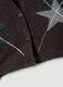 Brown stretch-wool cardigan with deep V-neck, oversized fit_1