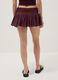 Purple pure cotton mini skirt with embroidered ruffle_2