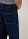 Girls' blue denim wide leg jeans in pure cotton_2