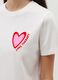 T-shirt with heart print_3