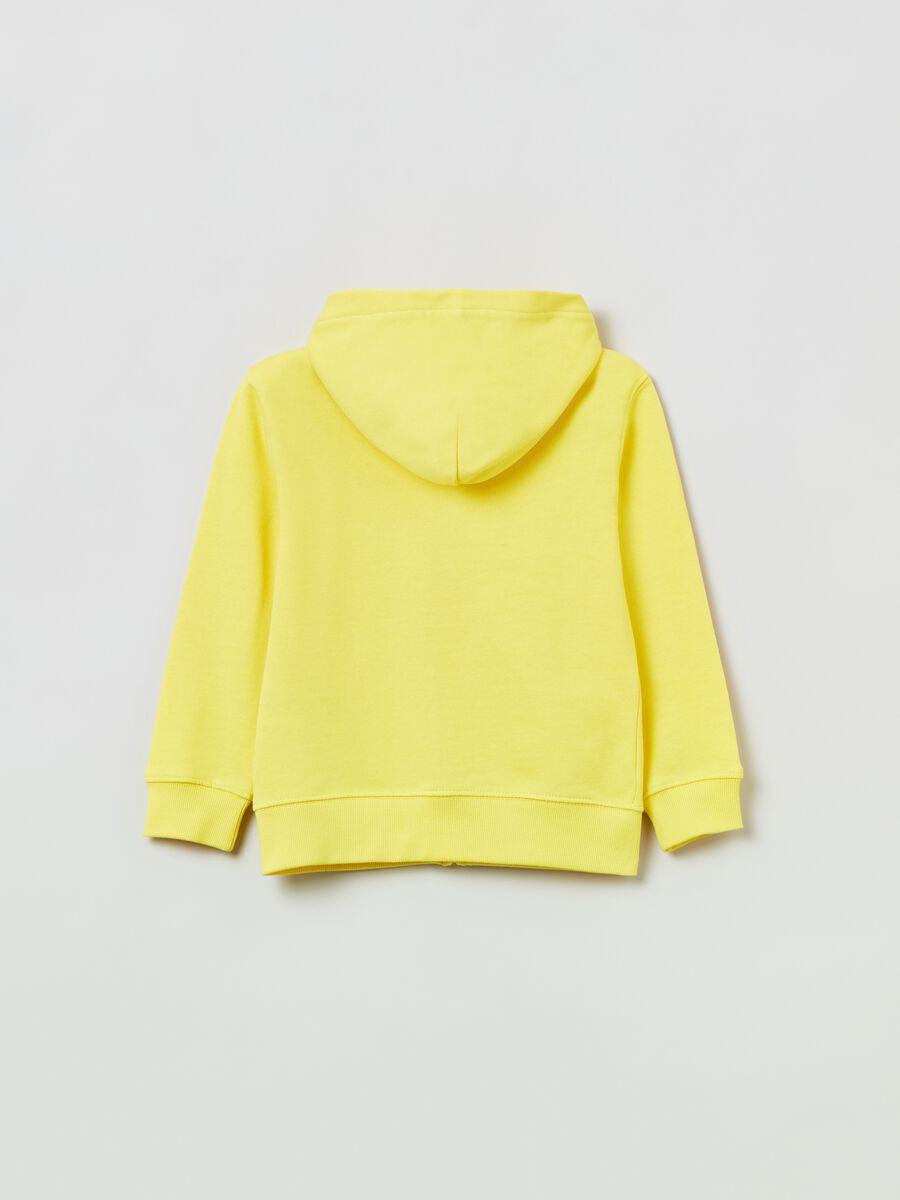 Fitness full-zip sweatshirt in cotton with hood_1