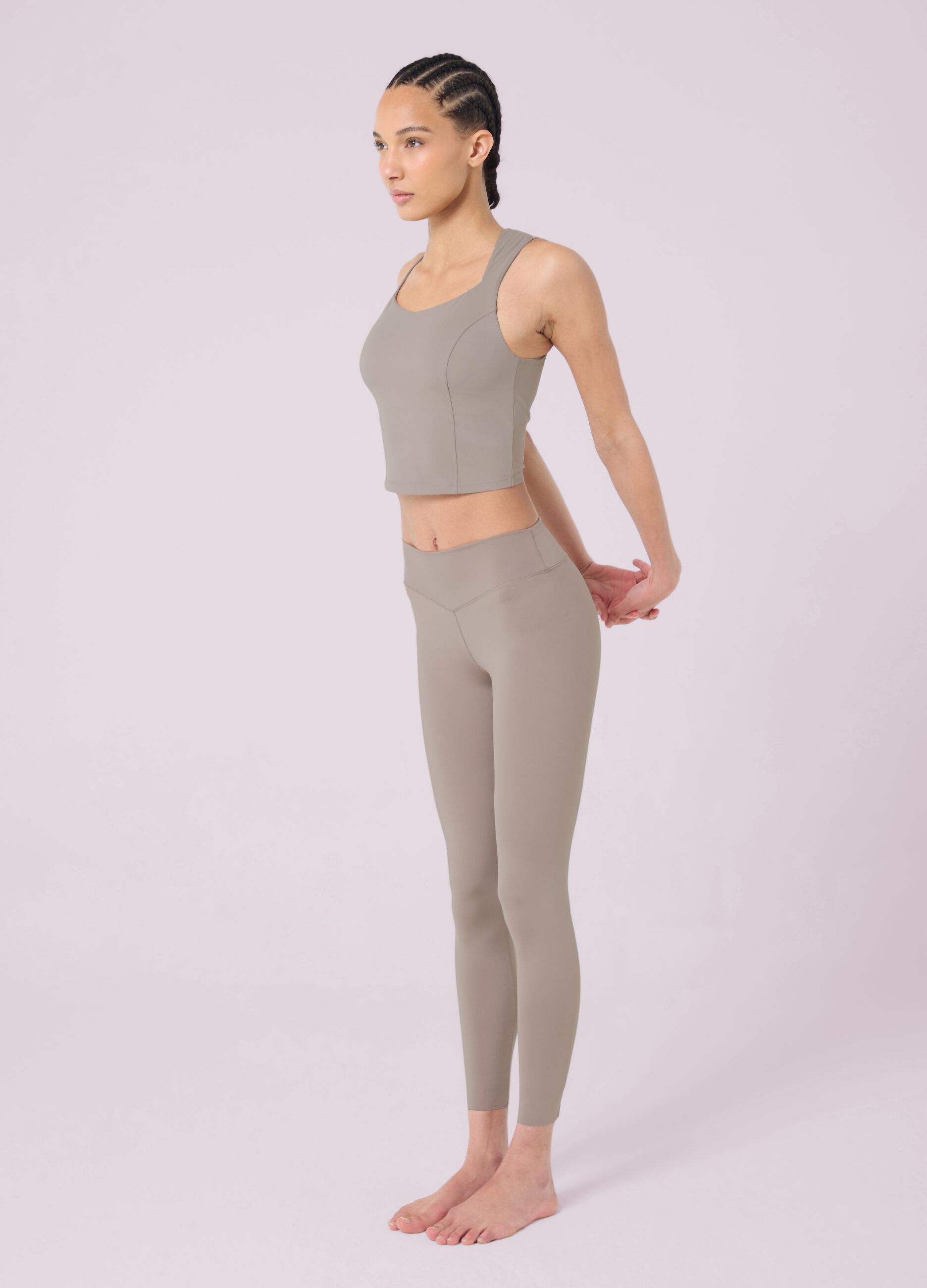 Hoch taillierte Leggings aus elastischem Funktionsmaterial ALTAVIA STUDIO