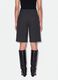 Grey wide-leg stretch viscose Bermuda shorts_3