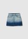 Girls' pure cotton denim skirt with regular fit_0