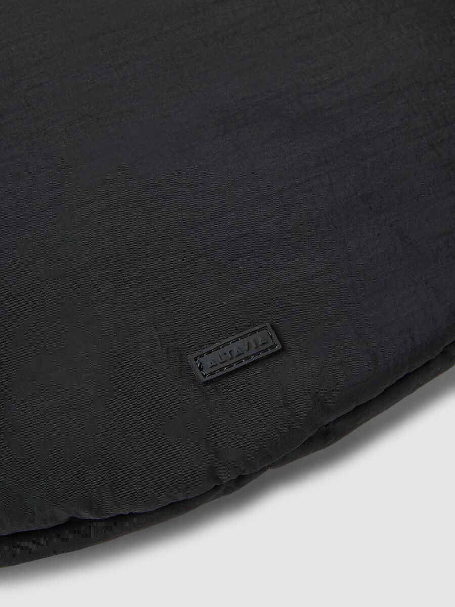 Black shoulder bag with adjustable strap_5