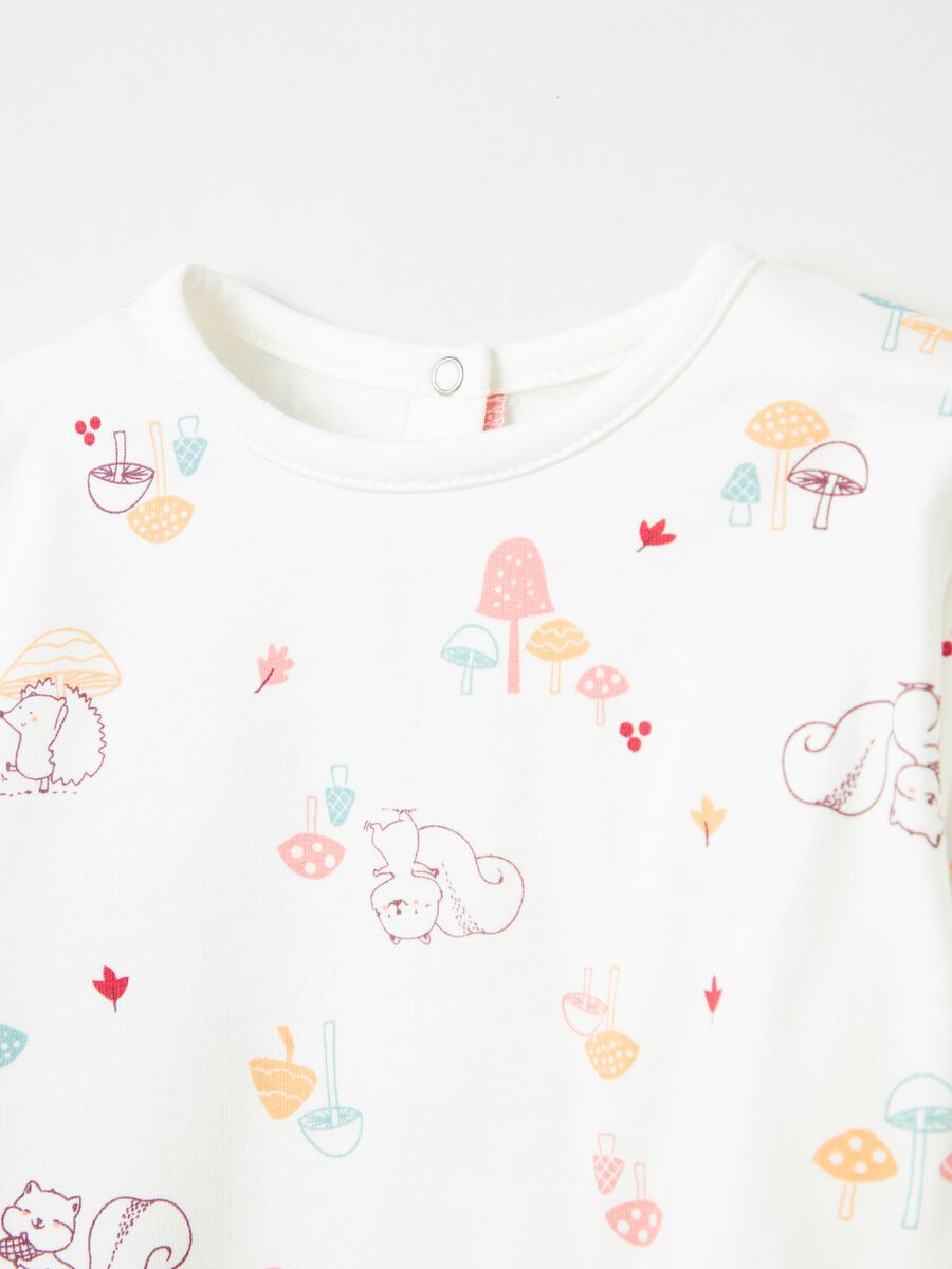 Long cotton pyjamas with print_2