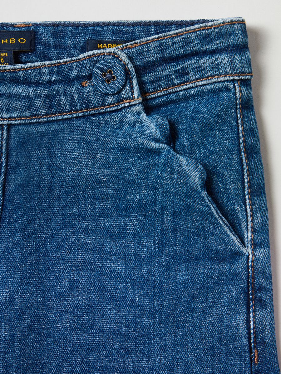 Navy jeans with pockets_5