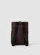 Mochila castanha com fecho roll-top e fecho de correr frontal_2