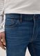 Vaqueros azul slim fit de algod&oacute;n el&aacute;stico con cinco bolsillos_3