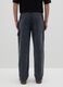 Grey pure cotton baggy trousers_2