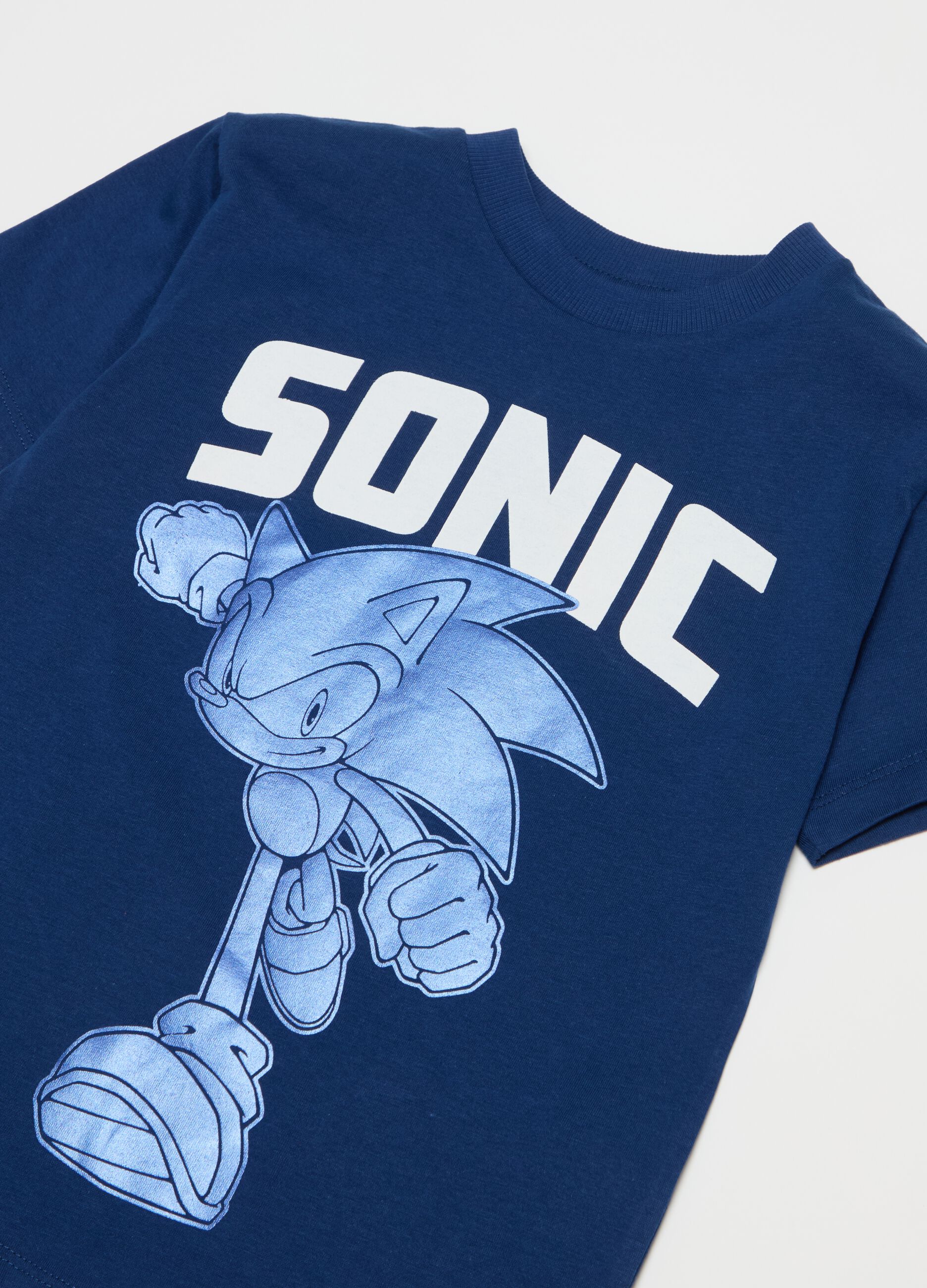 T-shirt in cotone con stampa Sonic™