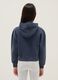 Girls' pure cotton blue regular fit hoodie_1