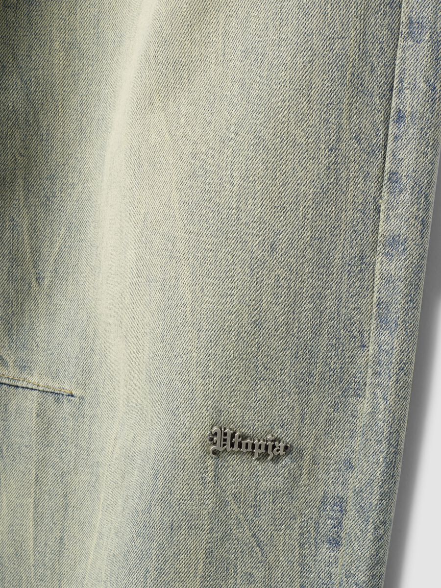 Vintage Wide-Leg Denim in Hellblau_6