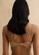 Beige full coverage bra with padded cups_2