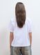 White pure cotton T-shirt with floral print, regular fit_3