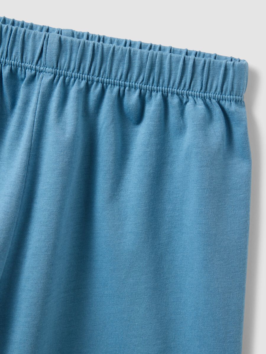 Kids' multicoloured cotton short pyjamas, regular fit_3