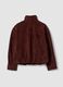 Red genuine leather jacket in regular fit_6