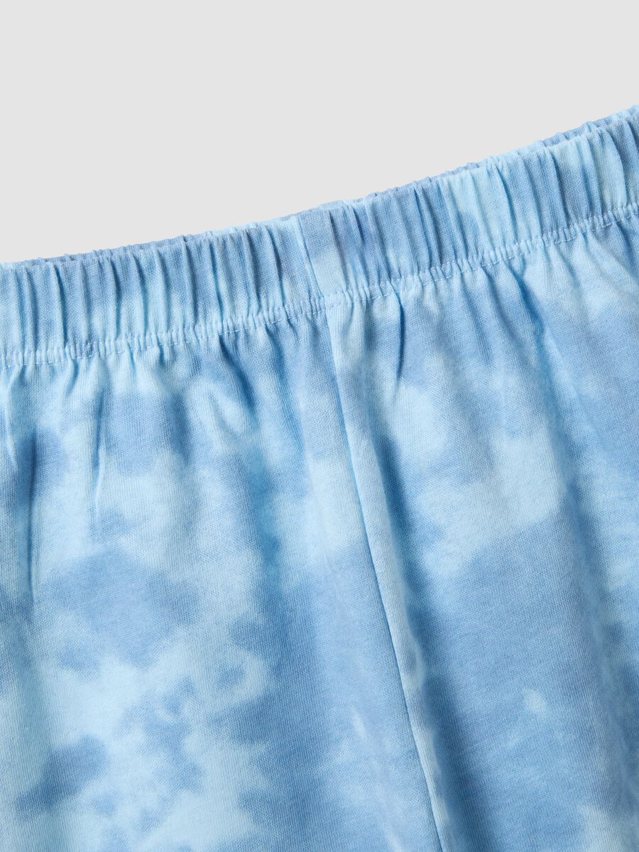 Hellblauer Kinderpyjama aus reiner Bio-Baumwolle, Regular Fit_2