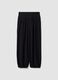 Black relaxed-fit viscose-blend trousers_4