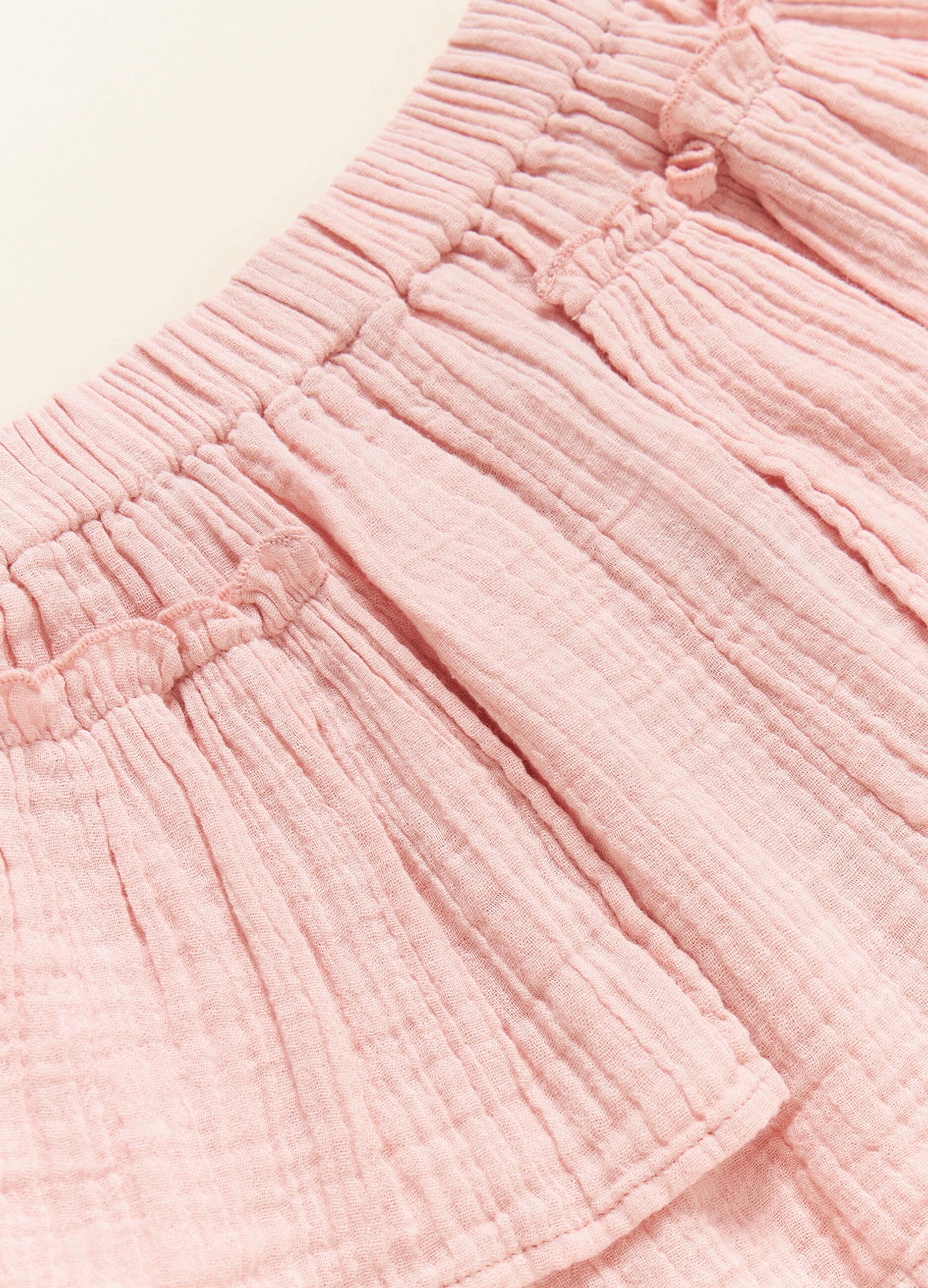 IANA shorts in layered gauze-style fabric