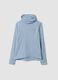 Atmungsaktives blaues T-Shirt mit Kapuze ALTAVIA WITH DEBORAH COMPAGNONI_4