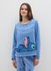 Regular fit blue coral fleece pyjamas with Disney decoration_1