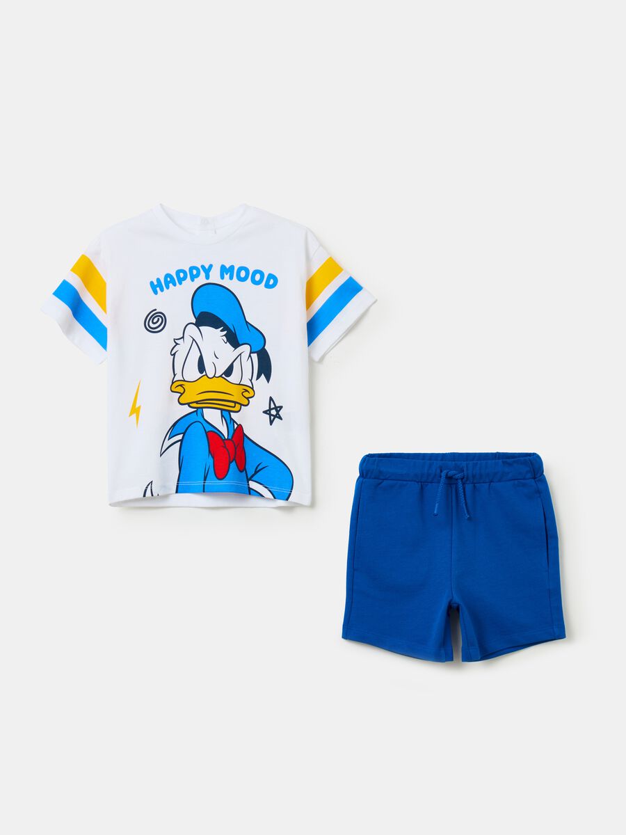 Cotton jogging set with Donald Duck 90 print_0