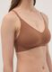 Brauner BH aus Stretchmaterial mit herausnehmbarer Polsterung_3