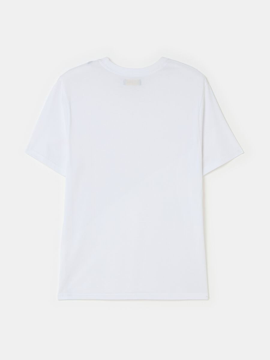 Supima cotton T-shirt with round neck_4