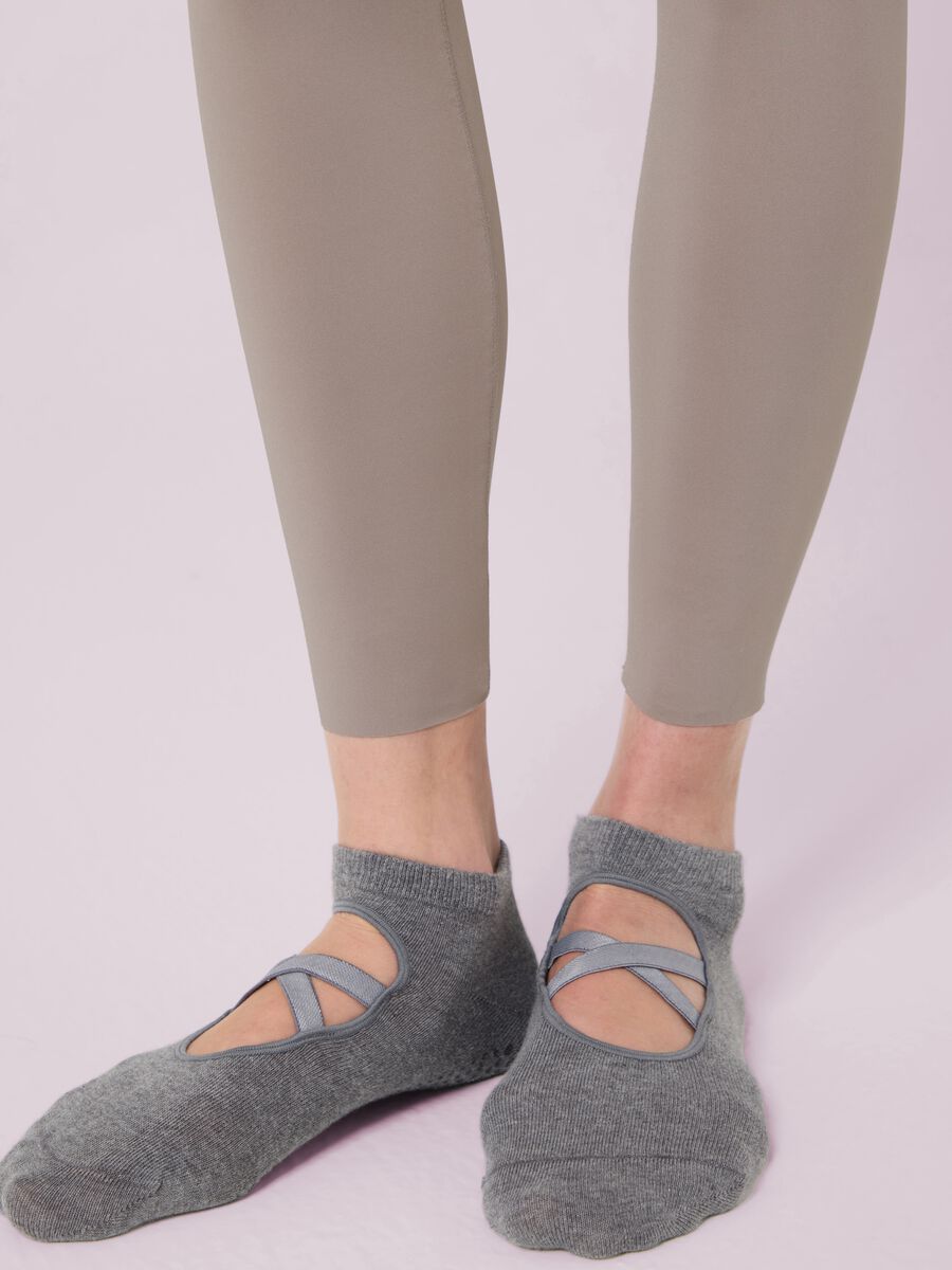 High-waisted leggings in stretch technical fabric ALTAVIA STUDIO_3