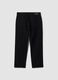 Black pure cotton denim jeans, relaxed fit_6
