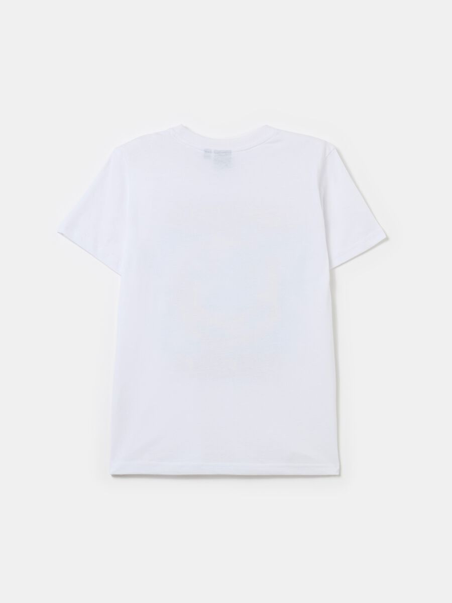 Cotton T-shirt with Nirvana print_1