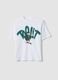 White pure cotton boys&rsquo; oversized T-shirt with print_3