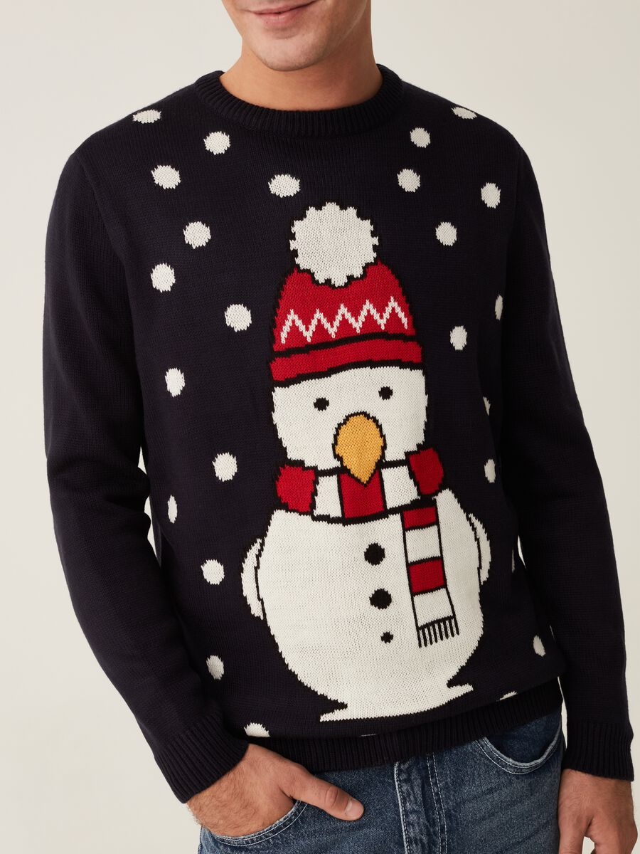 Christmas jumper with snowman_3