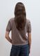 Grey pure wool crew-neck cardigan, regular fit_3